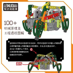 LEINUO 58048 Xếp hình lắp ráp ghép mô hình Robot, biến hình! (Tấn công robot)