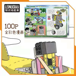 LEINUO 58048 Xếp hình lắp ráp ghép mô hình Robot, biến hình! (Tấn công robot)