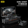12GO 97026 Karl Gerat Xếp hình lắp ráp ghép mô hình Pháo cối Karl và xe chở đạn trong Thế chiến thứ hai 1:28