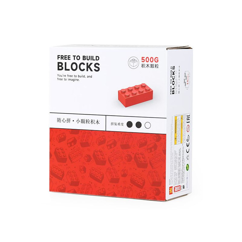WANGE LIGAO Dr.Luck 1435 Xếp hình lắp ráp ghép mô hình Các hạt nhỏ có thể được trộn theo ý muốn Gói nạp lại xây dựng cơ bản 500g