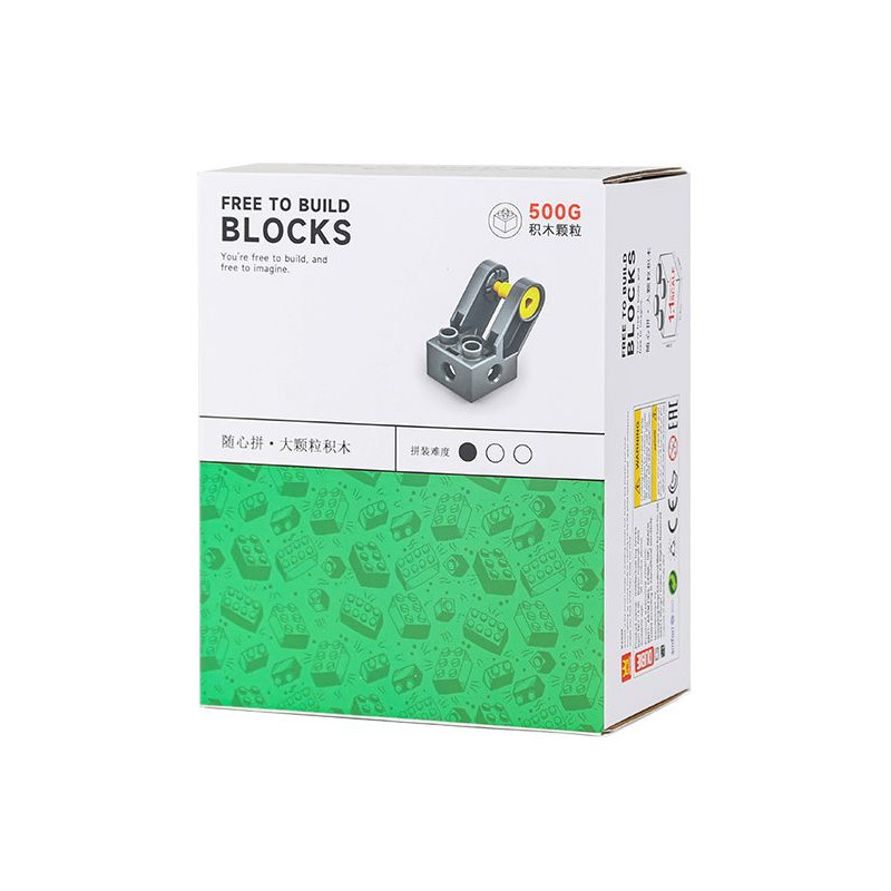 WANGE LIGAO Dr.Luck 1436 Xếp hình lắp ráp ghép mô hình Hạt to tùy thích 500g Variety Engineering Refill