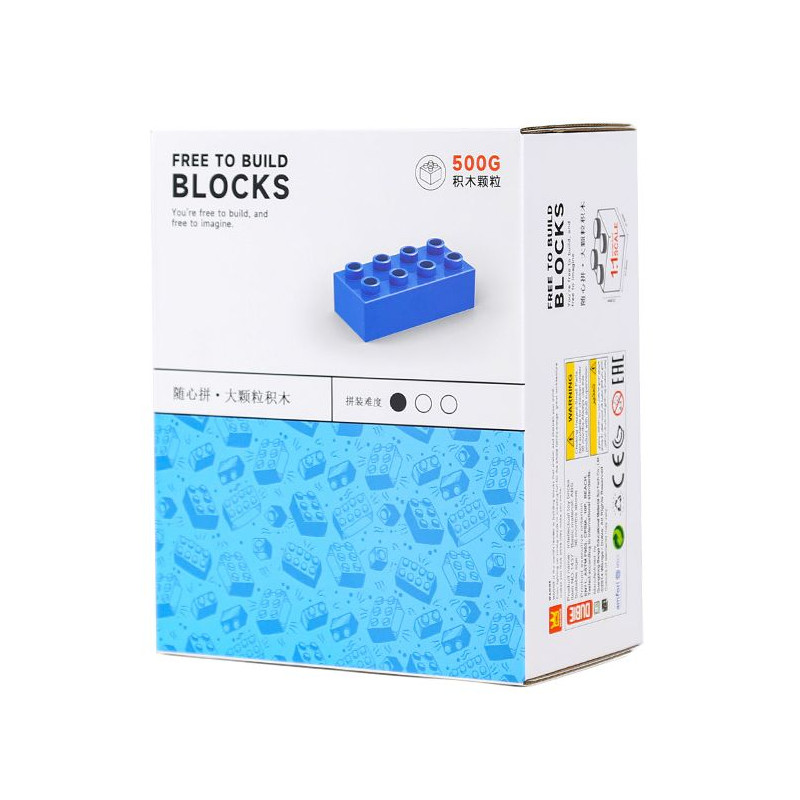 WANGE LIGAO Dr.Luck 1437 Xếp hình lắp ráp ghép mô hình Hạt lớn tùy thích Gói nạp xây dựng cơ bản 500g