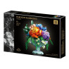 WANGE LIGAO Dr.Luck 3420 Xếp hình lắp ráp ghép mô hình bó hoa thì thầm baroque