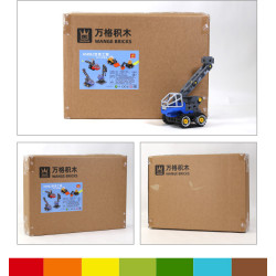 WANGE LIGAO Dr.Luck 45002 Xếp hình lắp ráp ghép mô hình Các loại xe công trình