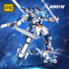 F5 F5-A0016 Xếp hình lắp ráp ghép mô hình Wuzhi 10 Longyuan Cơ cấu chuyển đổi máy móc hạng nặng