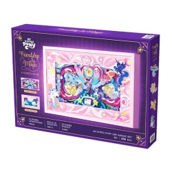 my little pony 611037 My Little Pony Friendship As Magic Art Mosaic Set Xếp hình lắp ráp ghép mô hình Bức tranh nghệ thuật ngựa nhỏ của tôi