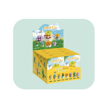 Femibox S5425 Xếp hình lắp ráp ghép mô hình Bộ sưu tập thực vật 8 loại