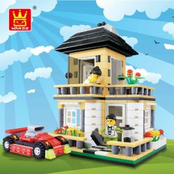 WANGE DR.LUCK 31051 non  BIỆT THỰ MÀU KEM bộ đồ chơi xếp lắp ráp ghép mô hình City Inn CITYINN Nhà Trọ Thành Phố 405 khối WANGE DR.LUCK 31051 non  BIỆT THỰ MÀU KEM bộ đồ chơi xếp lắp ráp ghép mô hình City Inn CITYINN Nhà Trọ Thành Phố 405 khối