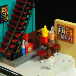 Lumibricks FunWhole 19011 Xếp hình lắp ráp ghép mô hình Phố Mỹ: Công viên ván trượt