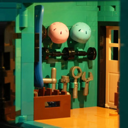 Lumibricks FunWhole 19011 Xếp hình lắp ráp ghép mô hình Phố Mỹ: Công viên ván trượt