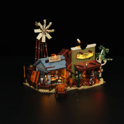 Lumibricks FunWhole 14015 Old West Carpentry Workshop Xếp hình lắp ráp ghép mô hình Miền Tây Xưa: Cửa Hàng Thợ Mộc Miền Tây