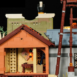 Lumibricks FunWhole 14015 Old West Carpentry Workshop Xếp hình lắp ráp ghép mô hình Miền Tây Xưa: Cửa Hàng Thợ Mộc Miền Tây