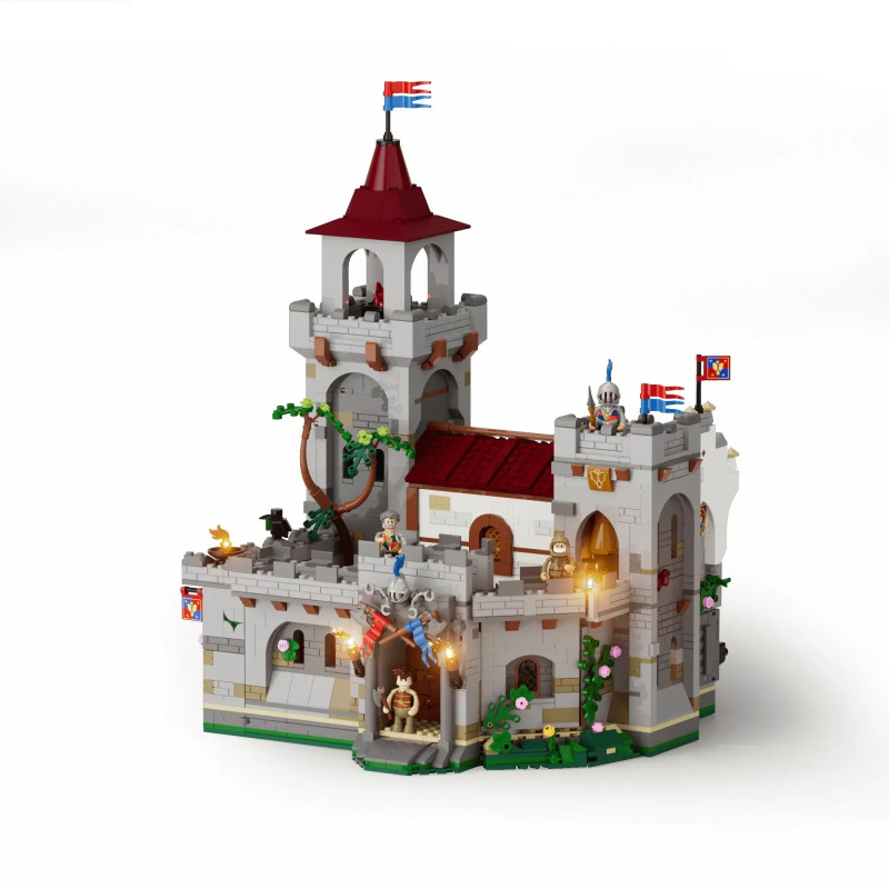 Lumibricks FunWhole 12013 Xếp hình lắp ráp ghép mô hình Thời Trung cổ: Nhà vua canh giữ doanh trại