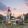 Lumibricks FunWhole 12013 Xếp hình lắp ráp ghép mô hình Thời Trung cổ: Nhà vua canh giữ doanh trại