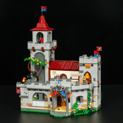 Lumibricks FunWhole 12013 Xếp hình lắp ráp ghép mô hình Thời Trung cổ: Nhà vua canh giữ doanh trại