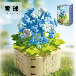 Femibox S2266 Xếp hình lắp ráp ghép mô hình Cure Succulent Phiên bản 1.0: Quả cầu tuyết