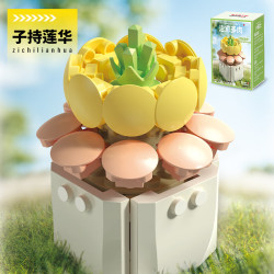 Femibox S2319 Xếp hình lắp ráp ghép mô hình Chữa bệnh mọng nước phiên bản 1.0: Zichi Lotus