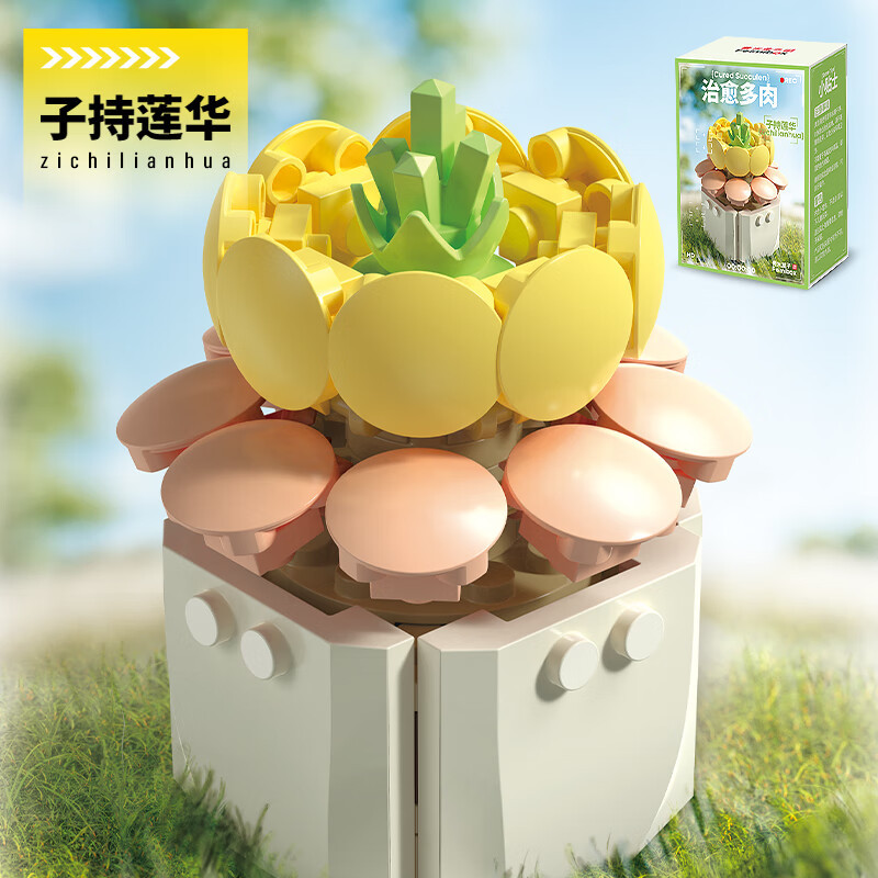Femibox S2319 Xếp hình lắp ráp ghép mô hình Chữa bệnh mọng nước phiên bản 1.0: Zichi Lotus