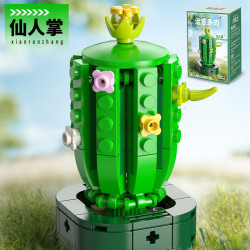 Femibox S2276 Xếp hình lắp ráp ghép mô hình Healing Succulents Phiên bản 2.0: Xương rồng