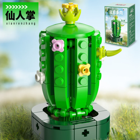 Femibox S2276 Xếp hình lắp ráp ghép mô hình Healing Succulents Phiên bản 2.0: Xương rồng