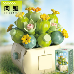 Femibox S2281 Xếp hình lắp ráp ghép mô hình Cure Succulent Phiên bản 2.0: Thịt Nón