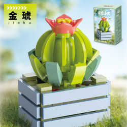 Femibox S2282 Xếp hình lắp ráp ghép mô hình Healing Succulent Phiên bản 2.0: Hổ phách vàng
