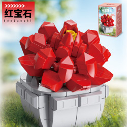 Femibox S2283 Xếp hình lắp ráp ghép mô hình Cure Succulent Phiên bản 2.0: Ruby