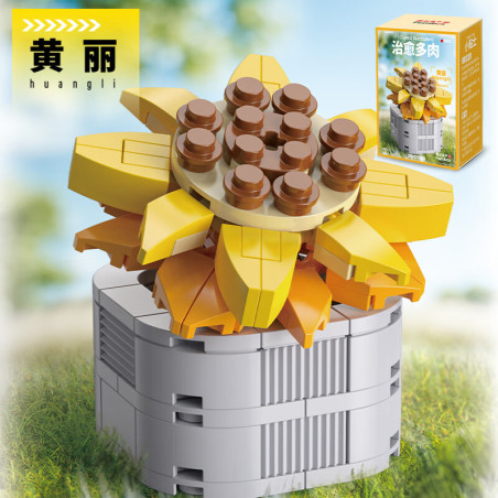 Femibox S2285 Xếp hình lắp ráp ghép mô hình Cure Succulent Phiên bản 2.0: Hoàng Li