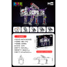 No license MG78 Silver Wolf Xếp hình lắp ráp ghép mô hình Sói bạc cơ khí