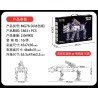 No license MG78 Silver Wolf Xếp hình lắp ráp ghép mô hình Sói bạc cơ khí