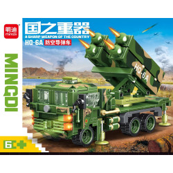 minGDi LEIBAO K3126 Xếp hình lắp ráp ghép mô hình Vũ khí quan trọng nhất của đất nước: Xe tên lửa phòng không HQ-6A