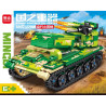 minGDi LEIBAO K3128 Xếp hình lắp ráp ghép mô hình Vũ khí quan trọng nhất của đất nước: Pháo phản lực tự hành Type 89 1221MT