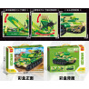 minGDi LEIBAO K3128 Xếp hình lắp ráp ghép mô hình Vũ khí quan trọng nhất của đất nước: Pháo phản lực tự hành Type 89 1221MT