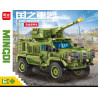 minGDi LEIBAO K3093 Xếp hình lắp ráp ghép mô hình Vũ khí quan trọng nhất của đất nước: xe bọc thép tấn công TF-1