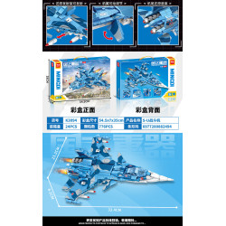 minGDi LEIBAO K3094 Xếp hình lắp ráp ghép mô hình Vũ khí quan trọng nhất của đất nước: máy bay chiến đấu S-U