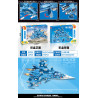minGDi LEIBAO K3094 Xếp hình lắp ráp ghép mô hình Vũ khí quan trọng nhất của đất nước: máy bay chiến đấu S-U
