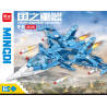 minGDi LEIBAO K3094 Xếp hình lắp ráp ghép mô hình Vũ khí quan trọng nhất của đất nước: máy bay chiến đấu S-U