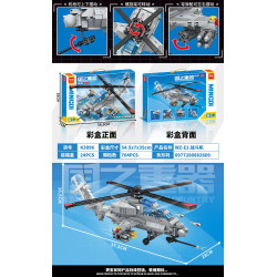 minGDi LEIBAO K3096 Xếp hình lắp ráp ghép mô hình Vũ khí quan trọng nhất của đất nước: Máy bay chiến đấu WZ-E1
