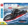 minGDi LEIBAO K3098 Xếp hình lắp ráp ghép mô hình Vũ khí quan trọng nhất của đất nước: Tàu ngầm hạt nhân T-096