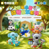 Keeppley K20629 Xếp hình lắp ráp ghép mô hình Crayon Shin-chan Những người bạn động vật: Những người bạn gấu trúc