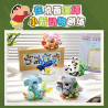 Keeppley K20629 Xếp hình lắp ráp ghép mô hình Crayon Shin-chan Những người bạn động vật: Những người bạn gấu trúc