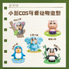 Keeppley K20629 Xếp hình lắp ráp ghép mô hình Crayon Shin-chan Những người bạn động vật: Những người bạn gấu trúc