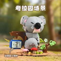 Keeppley K20631 Xếp hình lắp ráp ghép mô hình Crayon Shin-chan Những người bạn động vật: Những người bạn Koala
