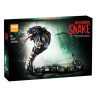 YoLeXi 33129 Mechanial Snake Xếp hình lắp ráp ghép mô hình Rắn hổ mang Mamba đen cơ khí