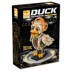 Beautiful and 13103 Mechanical Duck Xếp hình lắp ráp ghép mô hình Vịt cơ khí