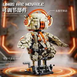 Beautiful and 13103 Mechanical Duck Xếp hình lắp ráp ghép mô hình Vịt cơ khí