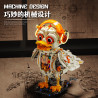 Beautiful and 13103 Mechanical Duck Xếp hình lắp ráp ghép mô hình Vịt cơ khí