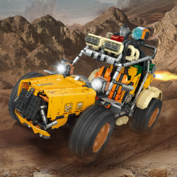 JIESTAR JJ9199 Wastle Land Explorer-02 Xếp hình lắp ráp ghép mô hình Người trả lại điều hướng Wasteland