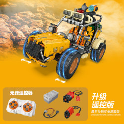 JIESTAR JJ9199 Wastle Land Explorer-02 Xếp hình lắp ráp ghép mô hình Người trả lại điều hướng Wasteland