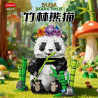 Kqiboxxr KQ202 Panda Bamboo Forest Xếp hình lắp ráp ghép mô hình Gấu Trúc Rừng Tre